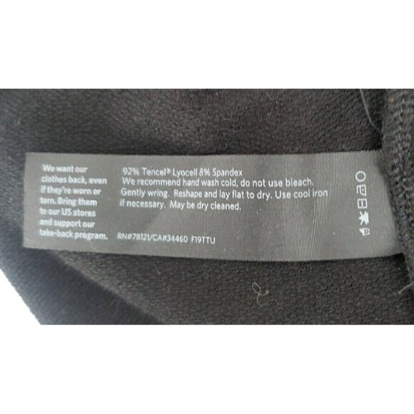 Eileen Fisher  Black 92% Tensel Open Cardigan Jacket Pockets Size S/P - Picture 13 of 13